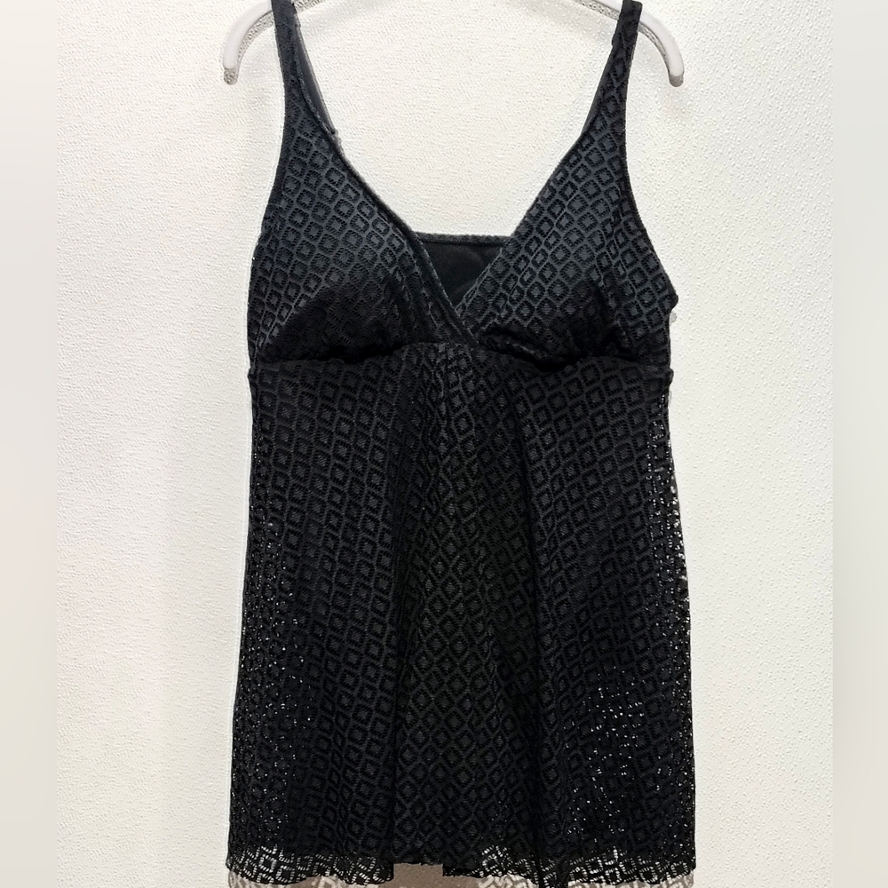 Croft & Barrow Black 1 Piece Swimsuit 18W